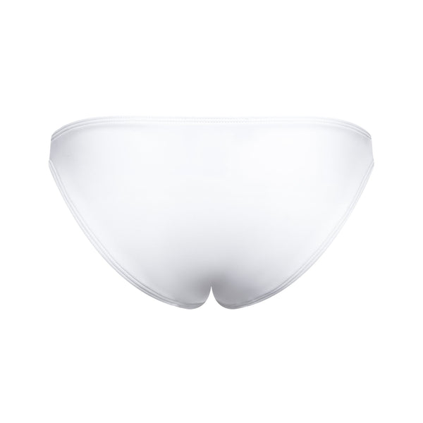 back of a classic bikini bottom in white