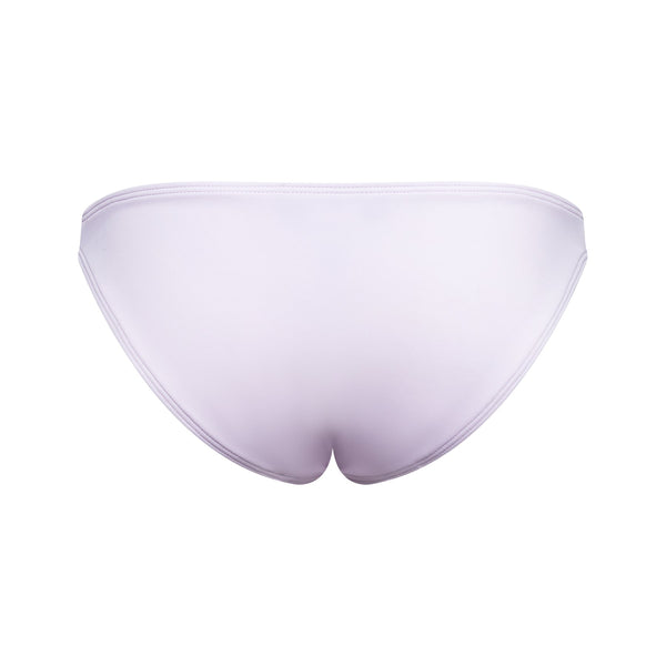 back of a classic bikini bottom in lavender