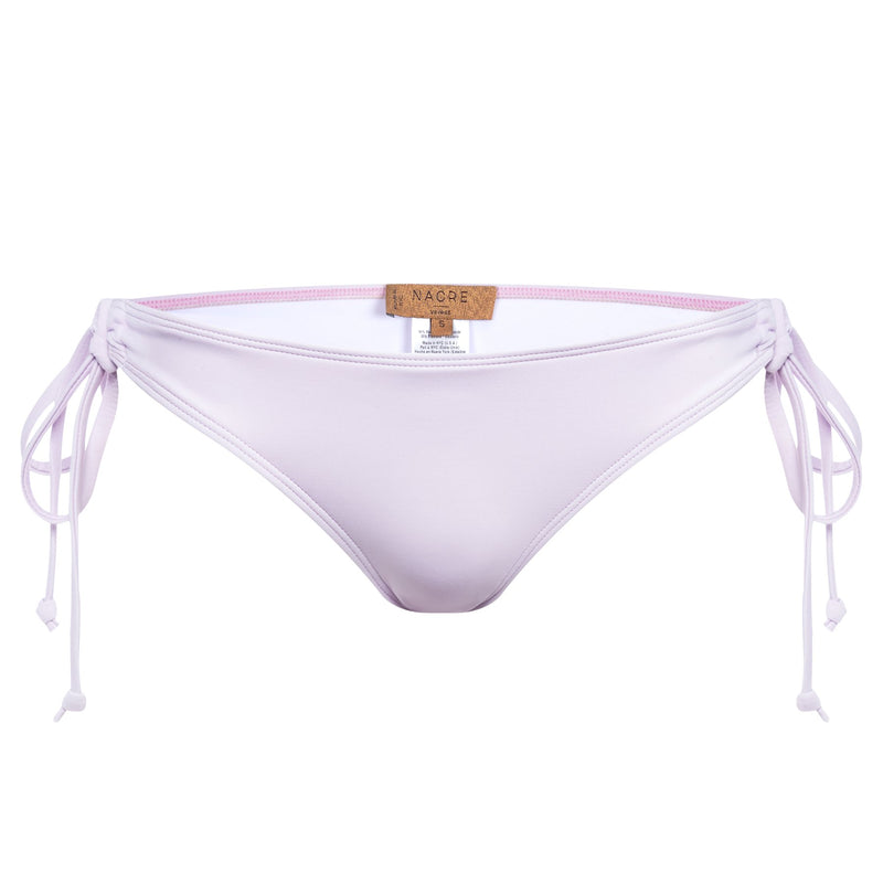 classic bikini bottom knotted at the sides in lavender